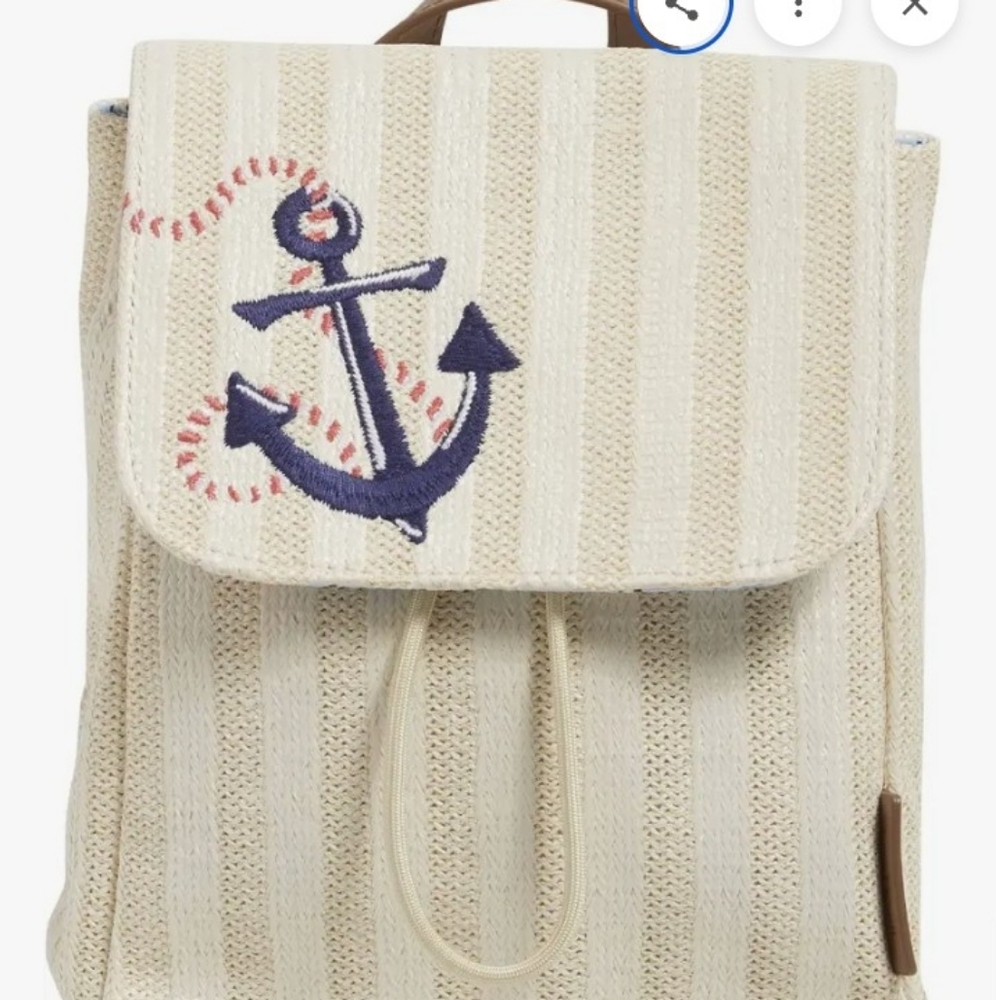 Brand new. Small Vera Bradley Backpack with Anchor Design